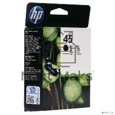 Картридж струйный HP №45 51645AE черный для HP DJ 7xxC/815C/880C/895C/9xxC/112xC/1220/6122/6127 (930 стр.)