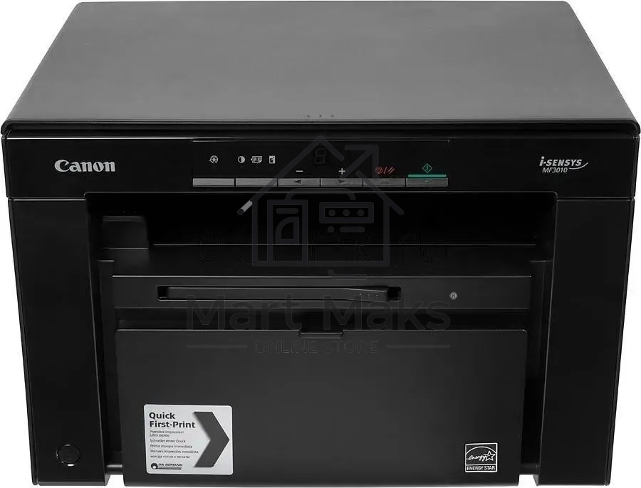МФУ лазерный Canon i-SENSYS MF3010 (5252B004), A4, ч/б, печ. 18 стр/мин., скан. до 18 стр/мин., 600 x 1200 dpi (печать) 600x600dpi (сканер), USB 2.0