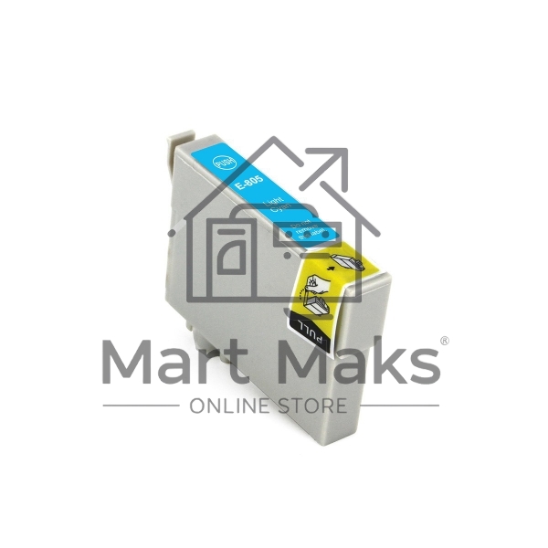 Картридж струйный NVPrint T0805 (NV-C13T08054011) Light Cyan для Epson Stylus Photo P50, PX650/PX660/PX700/PX710/PX720/PX730/PX800/PX810/PX820/PX830, R265/R285/R360/RX560/RX585/RX685 (13.5 мл) совместимый