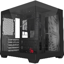Компьютерный корпус Bloody CC-121 черный без БП mATX 7x120мм 1xUSB 2.0 1xUSB 3.0 audio