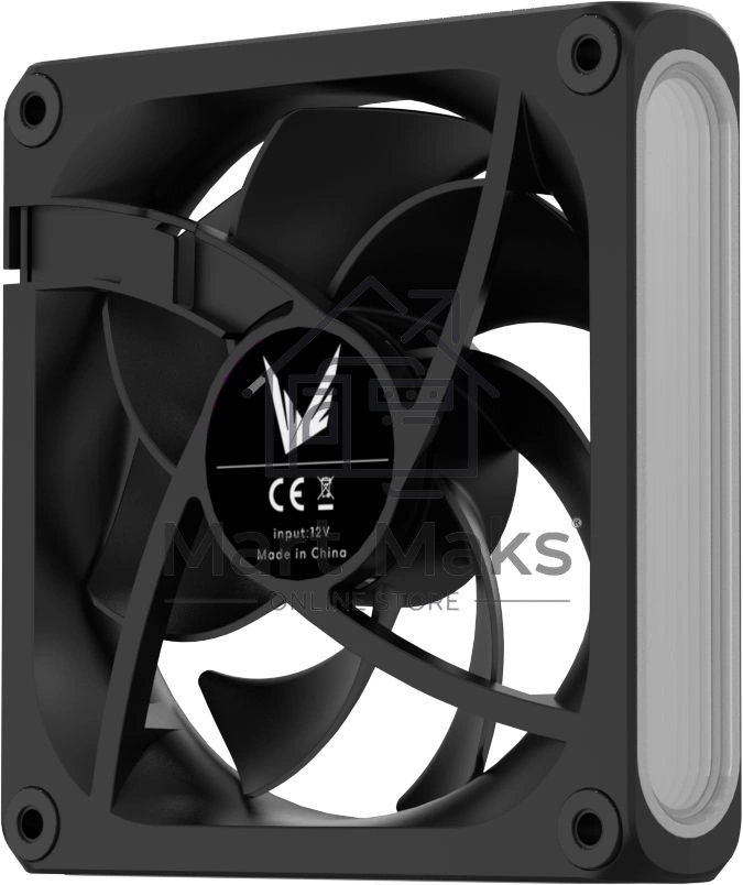 Вентилятор для корпуса Formula Air Fusion 1 LT Reverse ARGB 120х120x28 черный 4-pin 22дБ (AIR FUSION 1 LT BK REVERSE) Ret
