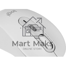 Мышь беспроводная Logitech M750 белый, 4000 dpi, радиоканал, Bluetooth, USB, кнопки - 5