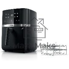 Аэрогриль Bosch MAF462B1 черный, 2050 Вт, 6.1 л, сенсор, 7 программ