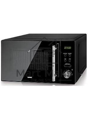 Микроволновая печь BBK 20MWG-732T/B-M черный, 20 л, 700 Вт, переключатели - поворотный механизм/кнопки
