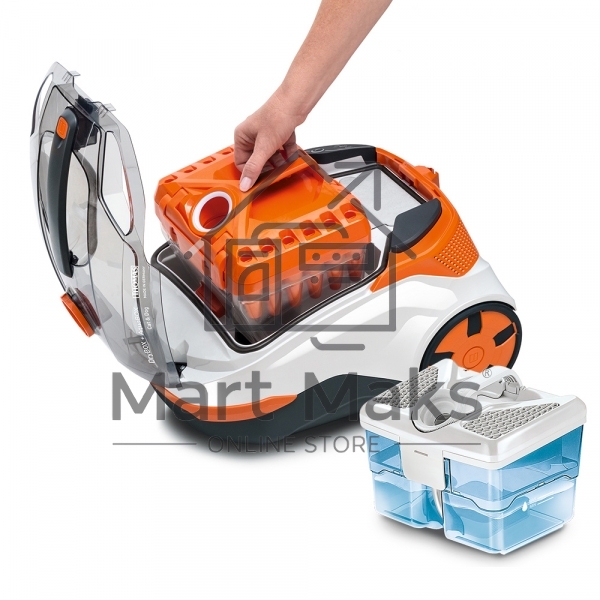 Моющий пылесос Thomas DryBOX + AquaBOX Cat&Dog белый/оранжевый, 325/1700Вт, уборка сухая, пылесборник контейнер 2.6 л