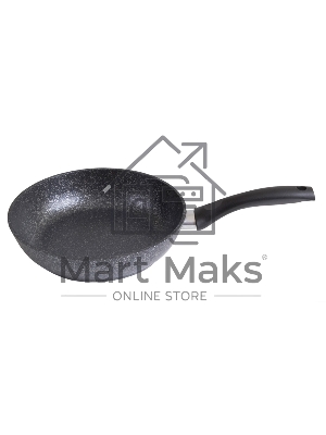 Сковорода Kukmara 220/60 мм с ручкой АП (темный мрамор) СМТ227а