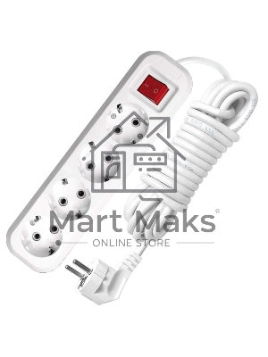 Удлинитель 4х7м с заземл. 16А IP20 S-304 с выкл. ПВС 3х1 UNIVersal 9631992 Удлинитель 4х7м с заземл. 16А IP20 S-304 с выкл. ПВС 3х1 UNIVersal 9631992