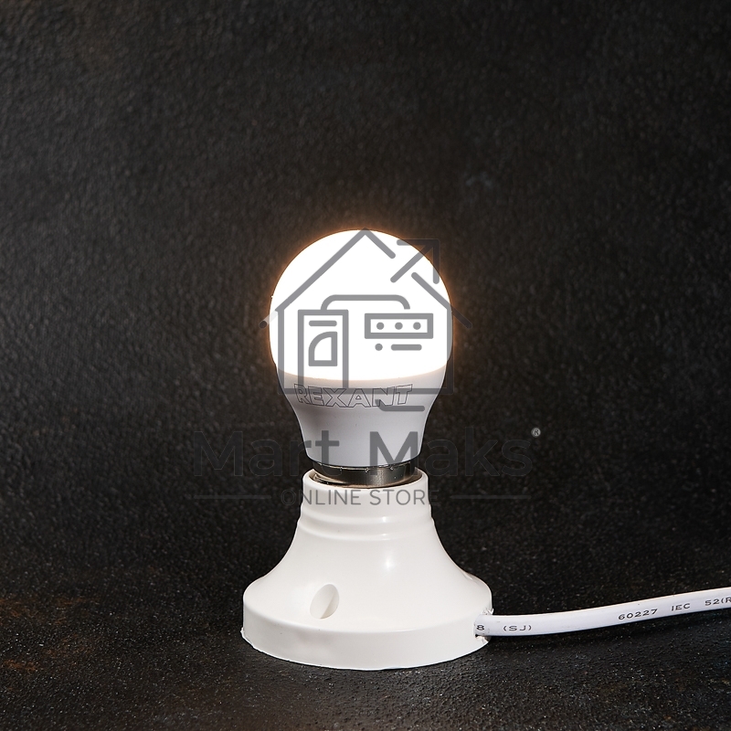 Лампа светодиодная Rexant шарик (GL) 9,5 Вт E27 903 лм 2700 K теплый свет