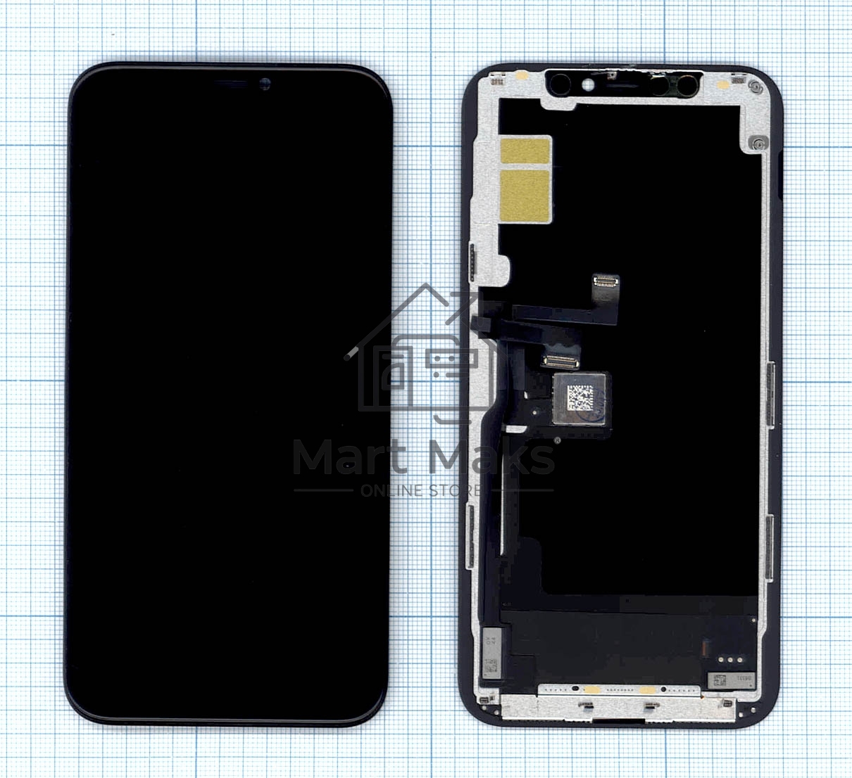 Дисплей (модуль) для Apple iPhone 11 Pro в сборе с тачскрином (OLED JS), черный