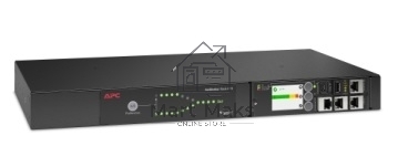 Стоечный автоматический переключатель ввода резерва APC Rack ATS, 230V, 16A, C20 in, (8) C13 (1) C19 out