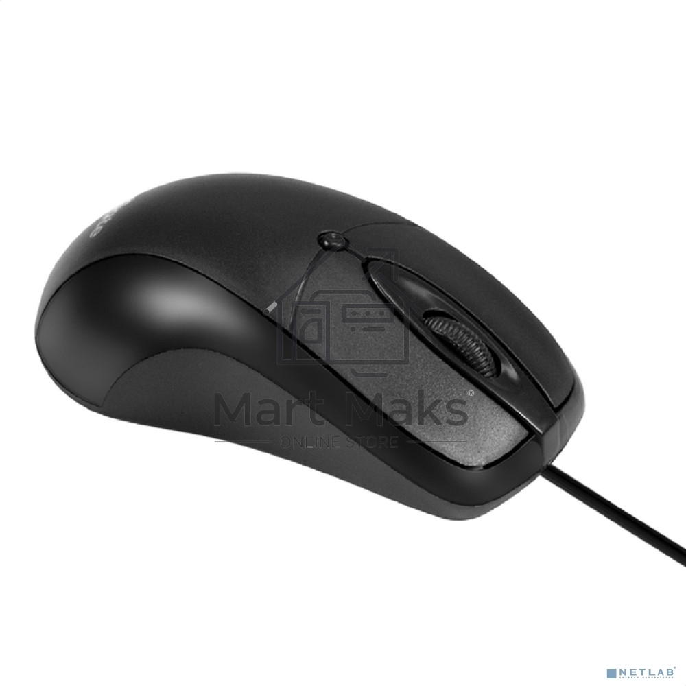 Мышь проводная ExeGate Professional Standard B100 черный, 1000 dpi, USB, кнопки - 3