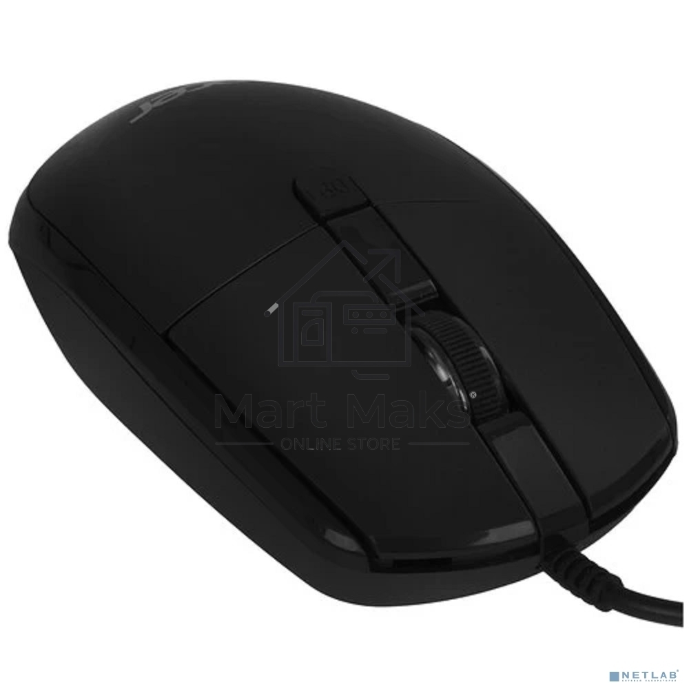 Мышь проводная Acer OMW401 черный, 2000 dpi, USB, кнопки - 4