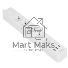 Удлинитель с USB зарядкой Harper UCH-510 White