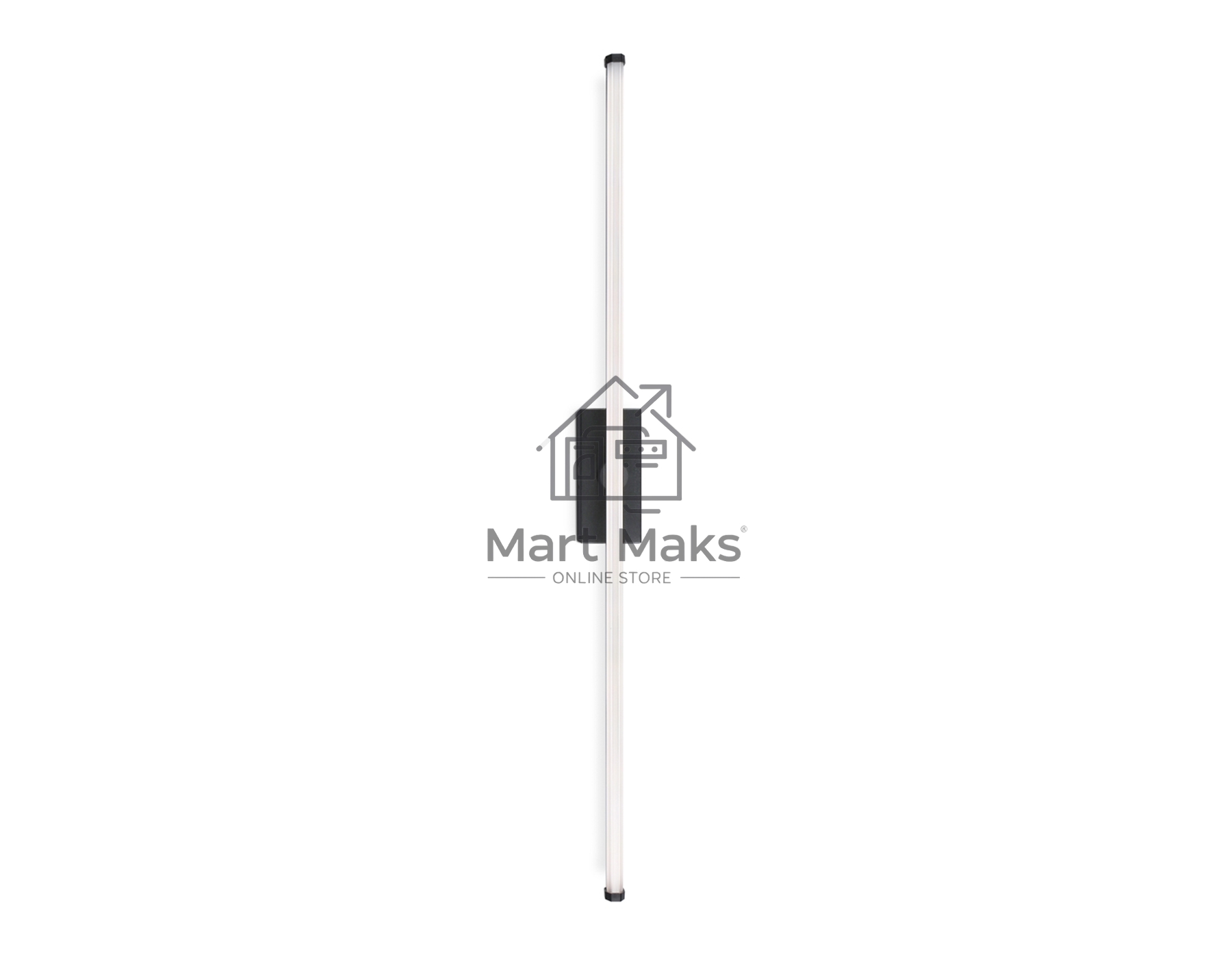 Настенный светодиодный светильник Ambrella light FL6122 BK черный 14W 3000K-6400K 610*45*80