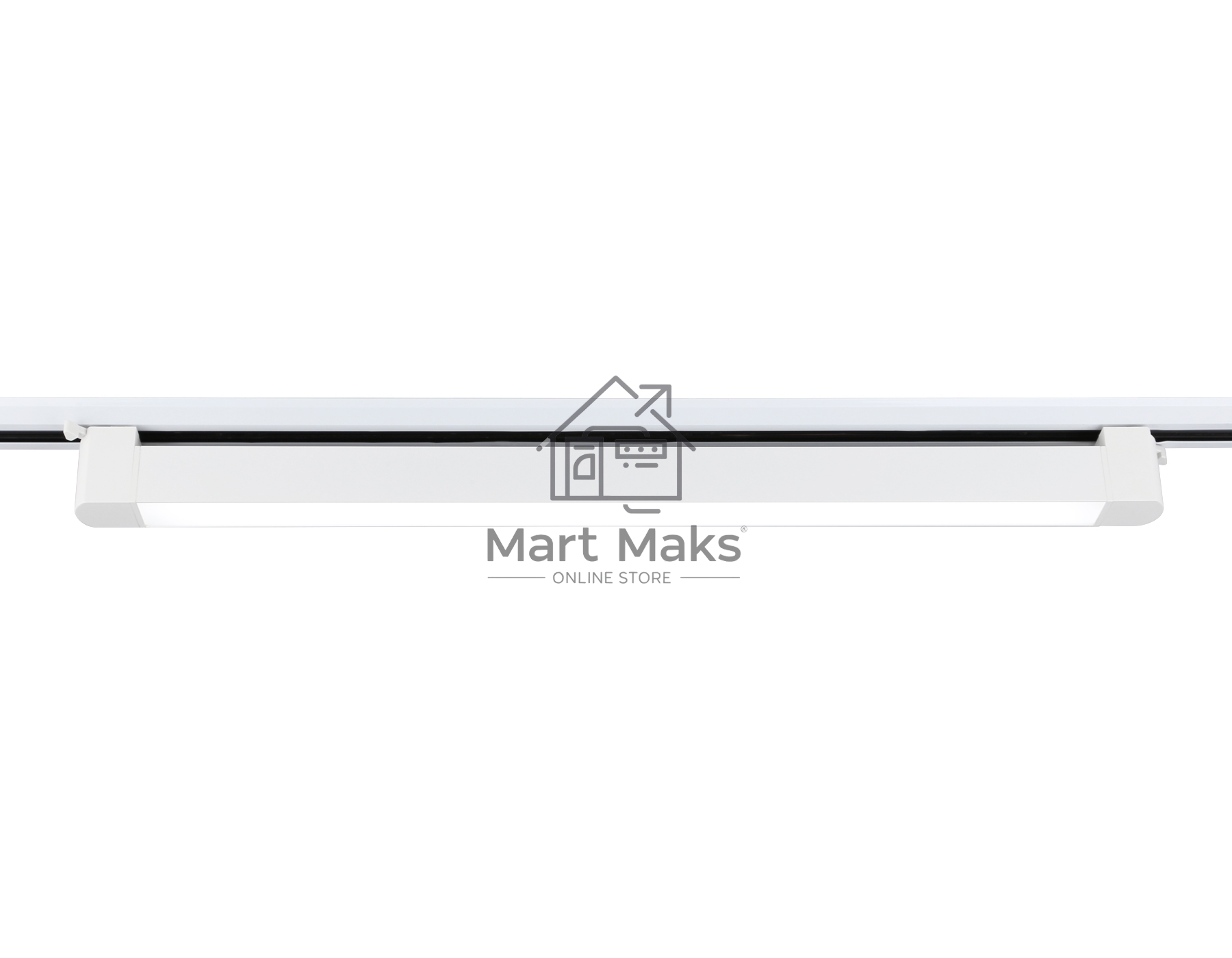 Трековый однофазный светильник Ambrella light GL6742 WH белый IP20 40W 4200K 590*35*57