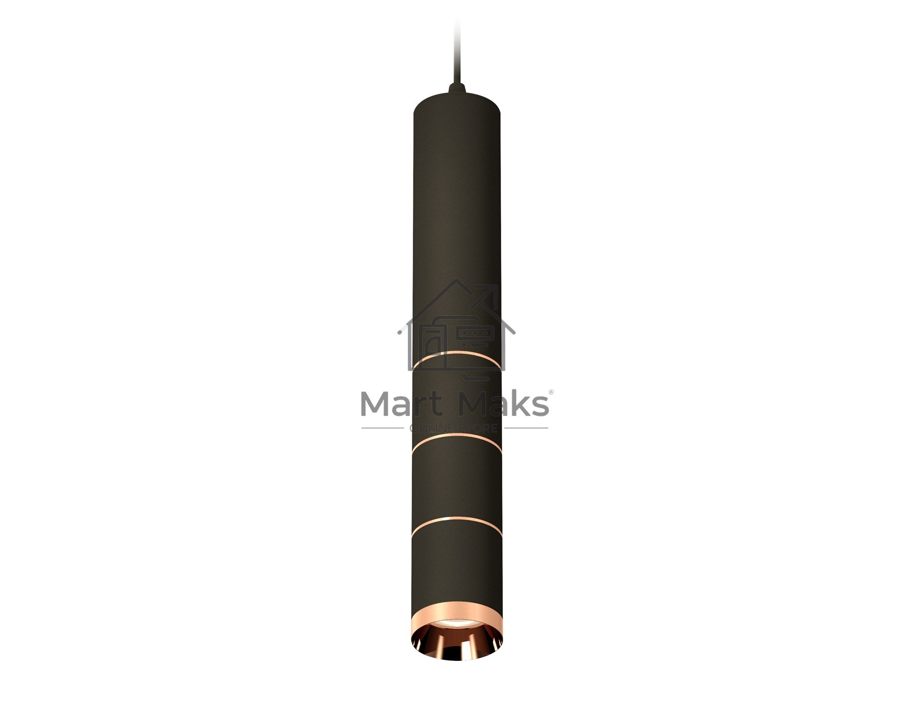 Светильник Ambrella Light XP6302060 SBK/PPG черный песок/золото розовое полированное MR16 GU5.3