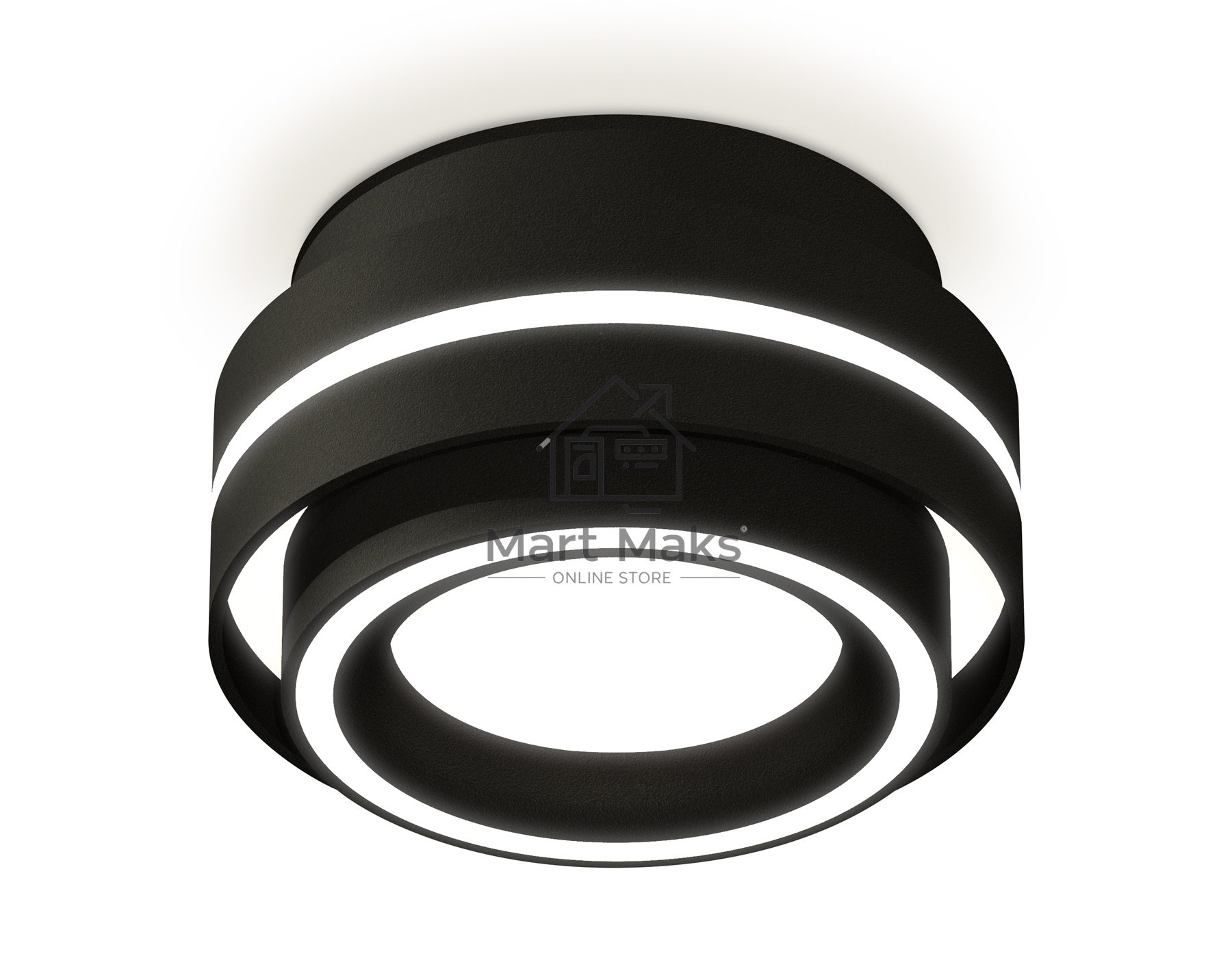 Светильник Ambrella Light XS8414003 SBK/FR черный песок/белый матовый GX53 (C8414, N8434)