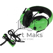 Гарнитура Razer Blackshark V2 X зеленый, проводная, 3.5 мм