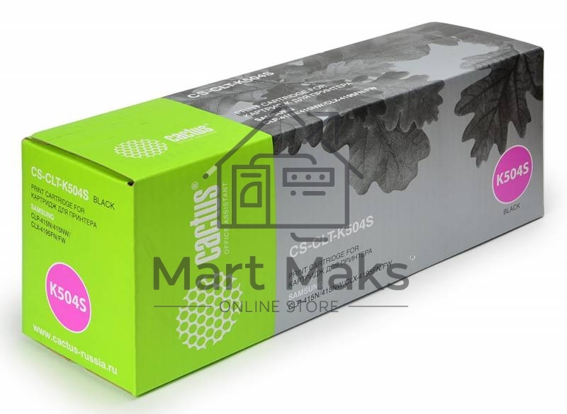 Картридж Cactus CS-CLT-K504S черный (2500 стр) для Samsung CLP 415N/ CLX 4195FW/ 4195FN