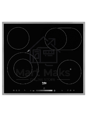 Встраиваемая электрическая варочная поверхность Beko HIC 64503 TX, черный