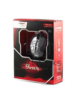 Мышь проводная Crown Gaming CMXG-602 черный, 2200 dpi, USB, кнопки - 6