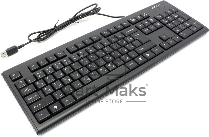 Клавиатура A4Tech KR-83 проводная, USB, черный