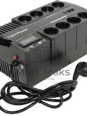 Источник бесперебойного питания CyberPower BS850E NEW линейно-интерактивный 850ВА/480Вт, 4+4 евророзетки, USB UPS Line-Interactive CyberPower BS850E NEW 850VA/480W USB (4+4 EURO)