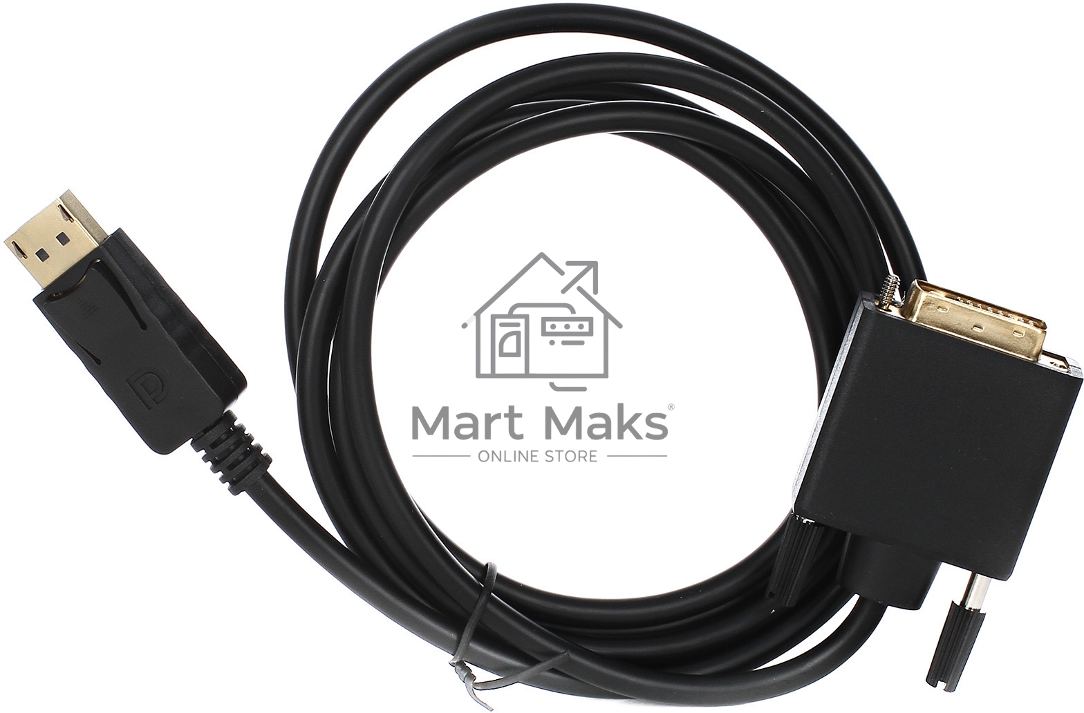 Кабель-переходник DisplayPort---DVI_M/M 1,8м Telecom <TA668-1.8M>