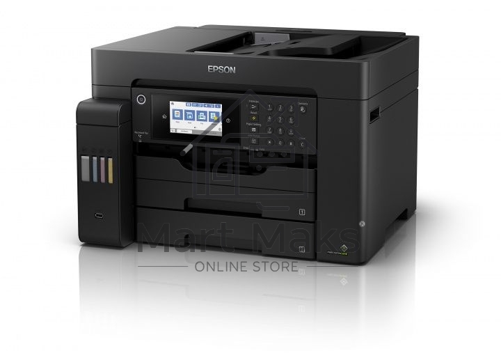 МФУ струйный Epson L15150, (A3, ADF, duplex, 35 стр./мин., Ethernet, Wi-Fi черный)
