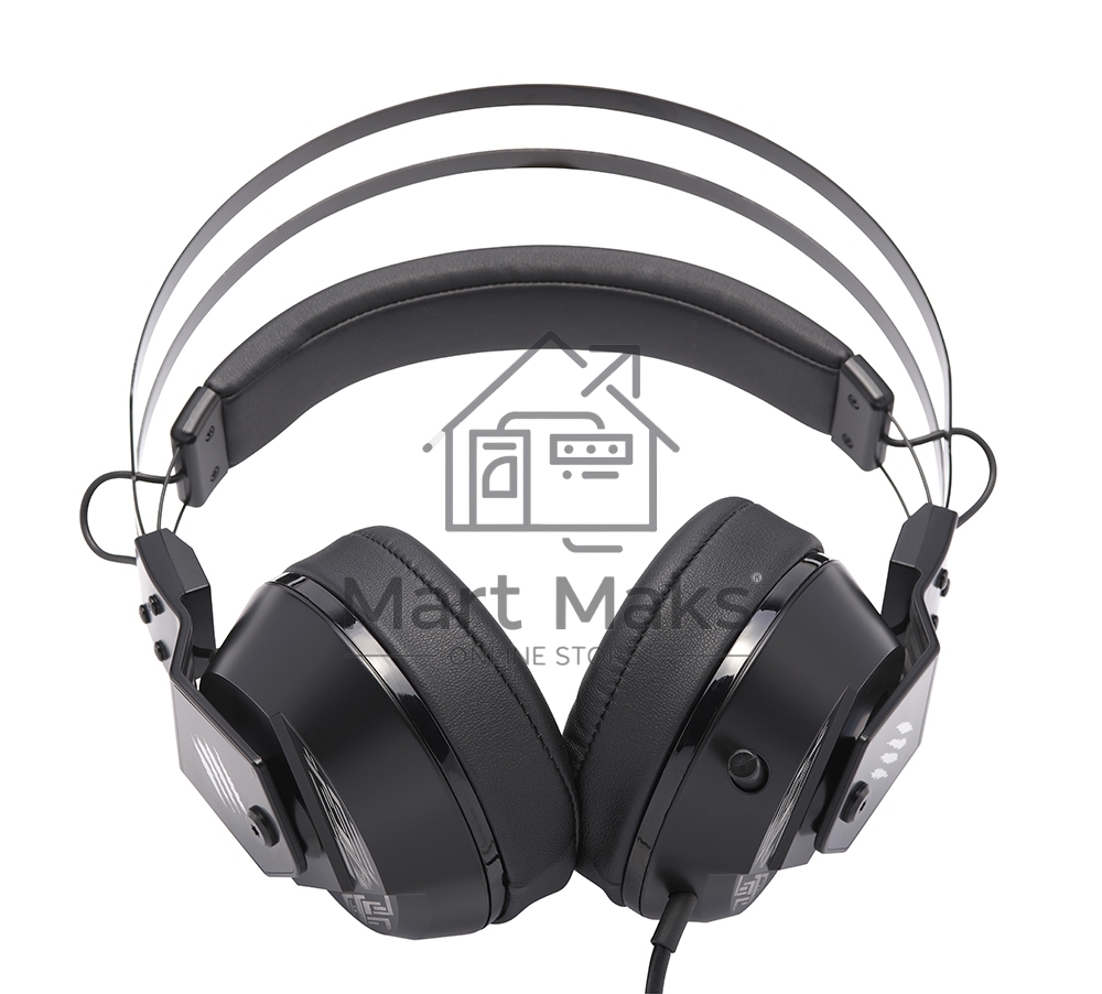 Игровые наушники чёрные Mad Catz F.R.E.Q. 4 (7.1, USB, RGB подсветка, 50 мм неодимовые магниты, 32 Ом, 20 ~ 20000 Гц, микрофон)