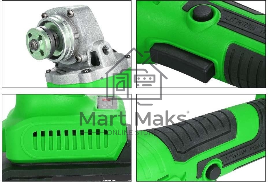 Углошлифовальная машина Zitrek AG 20 Pro 8000об/мин рез.шпин.:M14 d=125мм