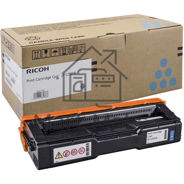 Картридж лазерный Ricoh тип SPC252HE голубой для SP C252DN/C252SF 6000 отп
