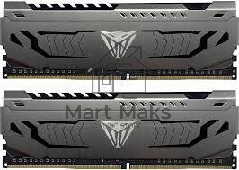 Оперативная память Patriot Viper Steel, DDR4, 64GB (2x32GB), 3200MHz, CL16, DIMM, радиатор, черный