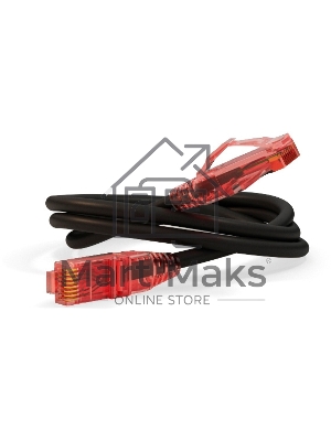 Патч-корд Hyperline PC-LPM-UTP-RJ45-RJ45-C5e-10M-LSZH-BK U/UTP, Cat.5e, LSZH, 10 м, черный