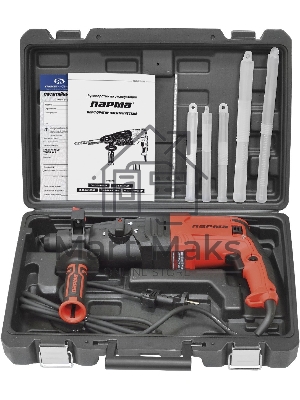 Перфоратор Парма П-02-24/750ЭР патрон:SDS-plus уд.:2.6Дж 750Вт (кейс в комплекте)