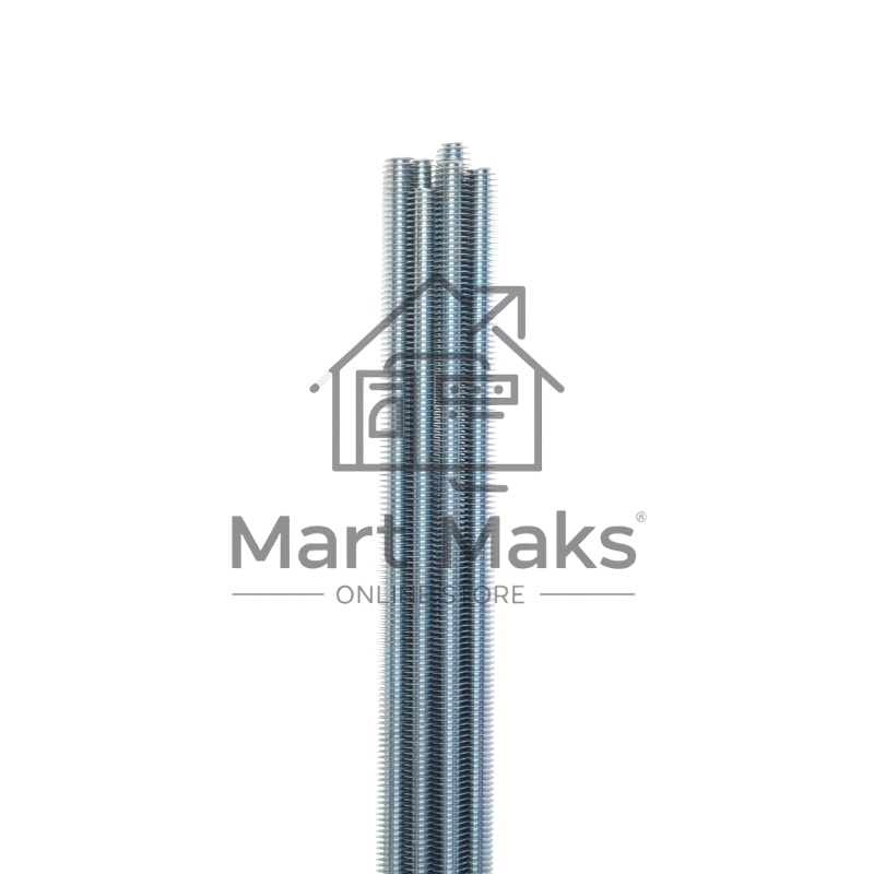 Шпилька резьбовая KRANZ DIN 975, M6х2000, групповой пакет (10 шт./уп.)