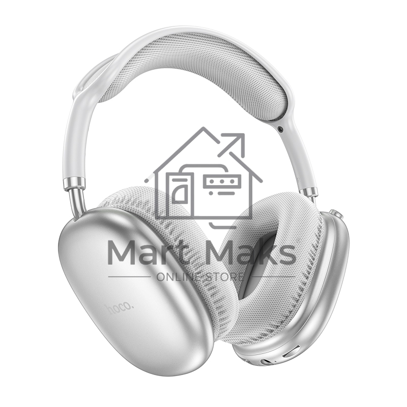 Наушники мониторные Hoco Air Triumph W35 серебристый беспроводные bluetooth оголовье