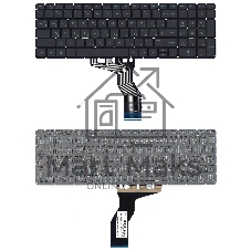 Клавиатура для ноутбука HP Pavilion 15-ab 15-ab000 15z-ab100 черная с зеленой подсветкой