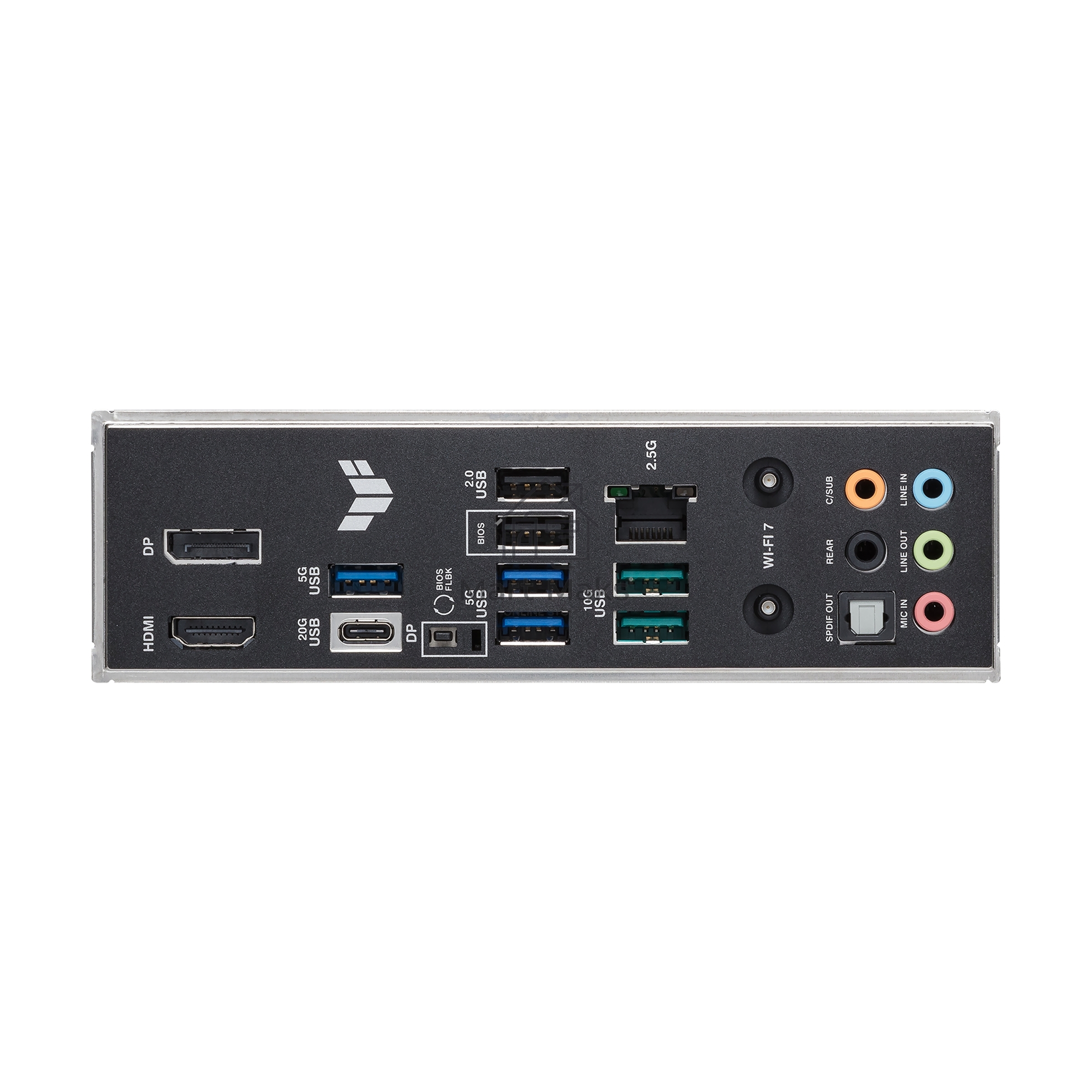 Материнская плата ASUS TUF GAMING B860-PLUS WIFI, LGA 1851, Intel B860, 4xDDR5, 4xSATA, 3xM.2, 1xPCIe 5.0 x16, 1xPCIe 4.0 x16, 1xDP, 1xHDMI, 1x 2.5Gb LAN, 1xUSB 20Gbps, 2xUSB 10Gbps, 3xUSB 5Gbps, 2xUSB 2.0, 5x3.5 мм, 7.1, ATX