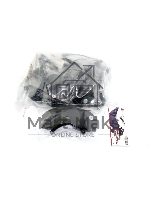 Очки защитные ПРОФЕССИОНАЛ черно-дымчатые 10 шт