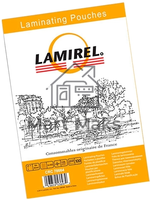 Пленка для ламинирования Fellowes 125мкм (100шт) 105x75мм Lamirel (LA-78663)
