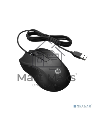 Мышь HP Wired Mouse 100 EURO cons
