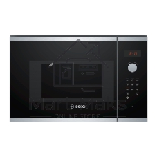 Встраиваемая микроволновая печь Bosch BFL523MS0 20л. 800Вт нержавеющая сталь/черный