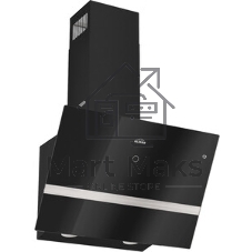 Вытяжка наклонная Elikor Rise BK 60 черный, 60 см, 750 куб. м/ч, 56 дБ