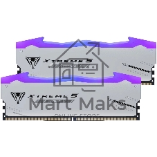 Оперативная память Patriot Viper Xtreme 5, DDR5, 32Gb (2x16Gb), 8000MHz, CL38, DIMM, с радиаторами, RGB, серебристый
