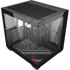 Компьютерный корпус Bloody CC-121 черный без БП mATX 7x120мм 1xUSB 2.0 1xUSB 3.0 audio