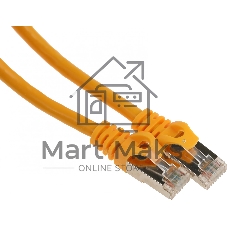 Патч-корд FTP Cablexpert cat.6, 10м, литой, многожильный, желтый