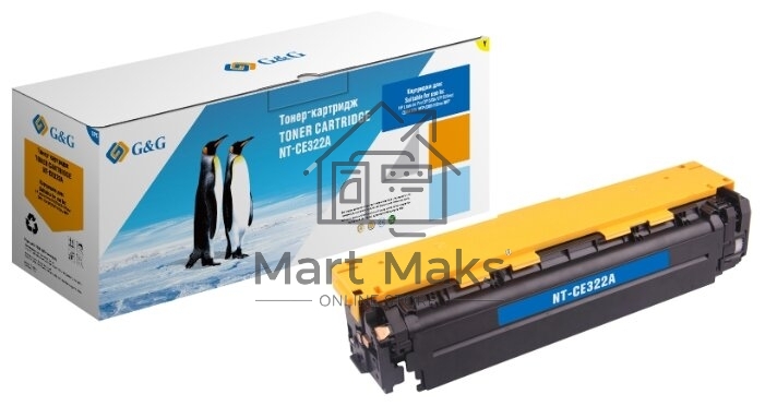 Картридж лазерный G&G NT-CE322A желтый (1300стр.) для HP LJ Pro CP1525n/CP1525nw/CM1415fn MFP/CM1415fnw MFP