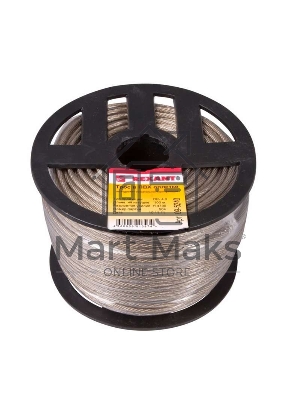 Трос стальной Rexant в ПВХ изоляции d=4.0 мм, катушка 100 метров 09-5240