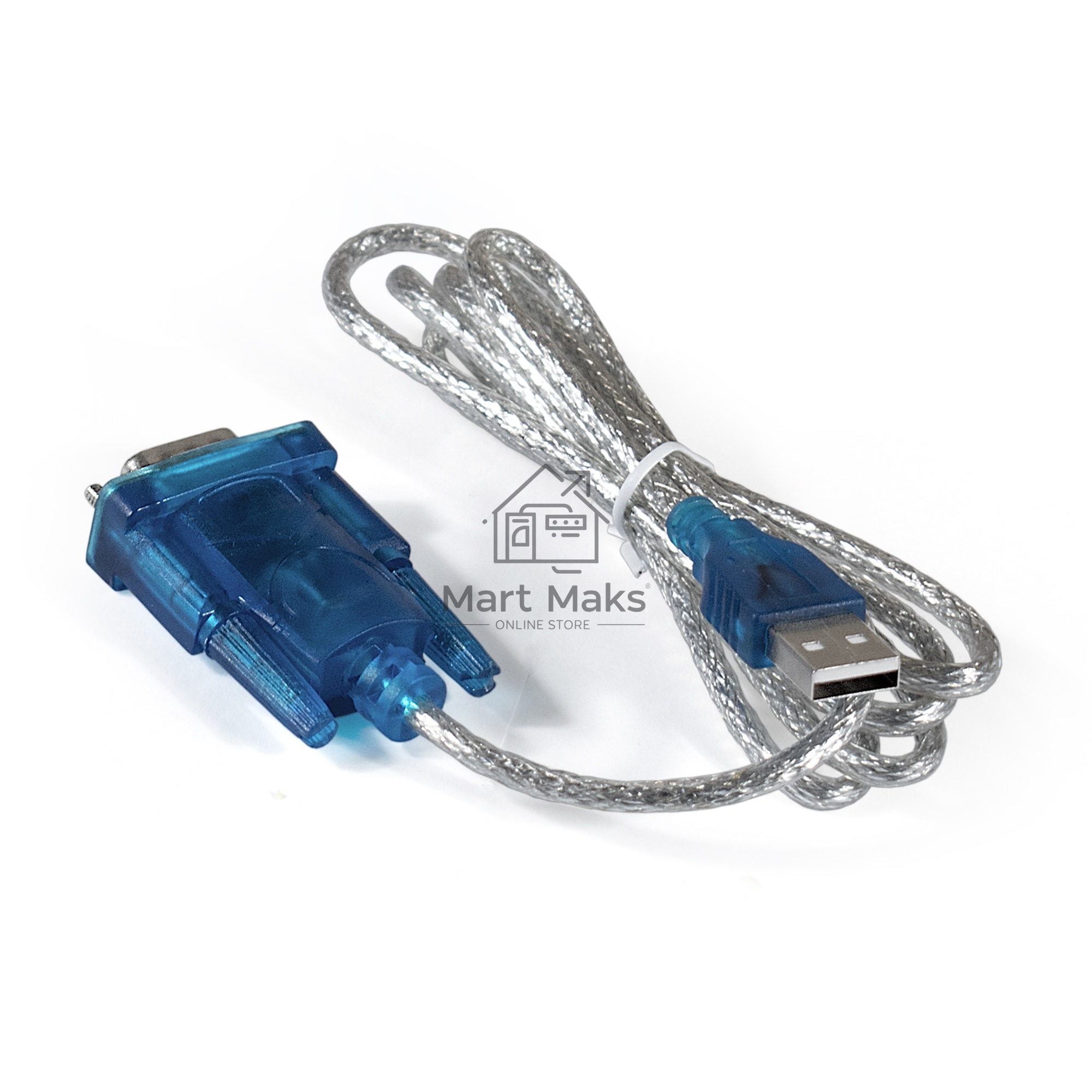 Кабель-адаптер Exegate EX284951RUS USB 2.0-RS232 ExeGate EX-UAS-1.2 (Am/DB9M, 1,2м, крепеж разъема - винты)